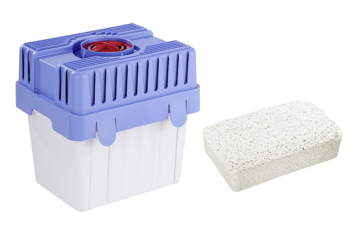 WENKO Feuchtigkeitskiller mit 5 kg Granulatblock, Raumentfeuchter, fasst bis zu 8 l Feuchtigkeit, la