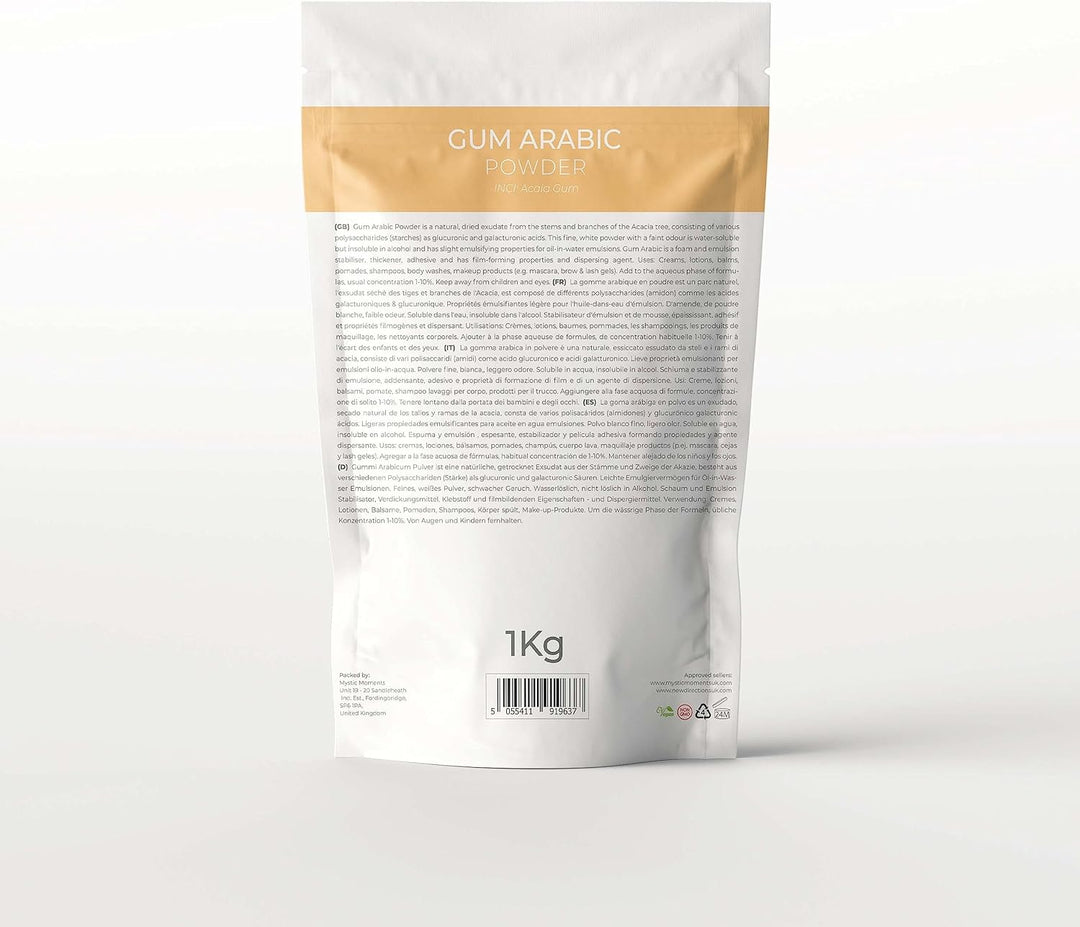 Mystic Moments Gummiarabikum Pulver - 1 kg
