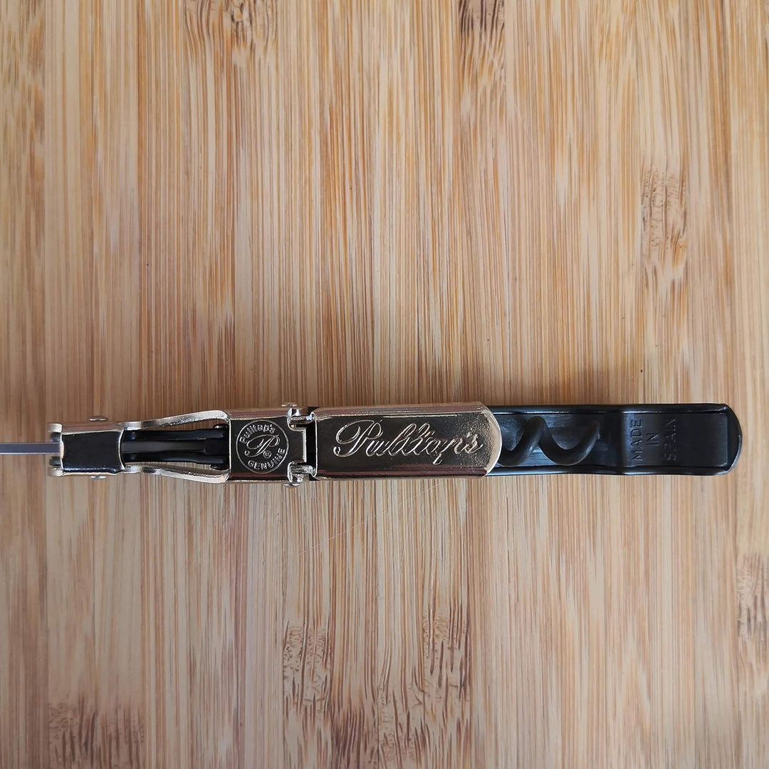 Pulltap's Slider 900 Kellnermesser / Korkenzieher für linkshändige / linkshänder (Schwarz)