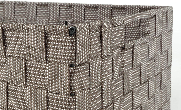 Kobolo Universelle Regalkörbe aus braunem Nylon im 4er Set