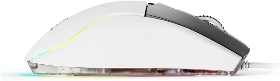 Sharkoon Skiller SGM35 White, Optical Gaming Maus, RGB, PBT Button
