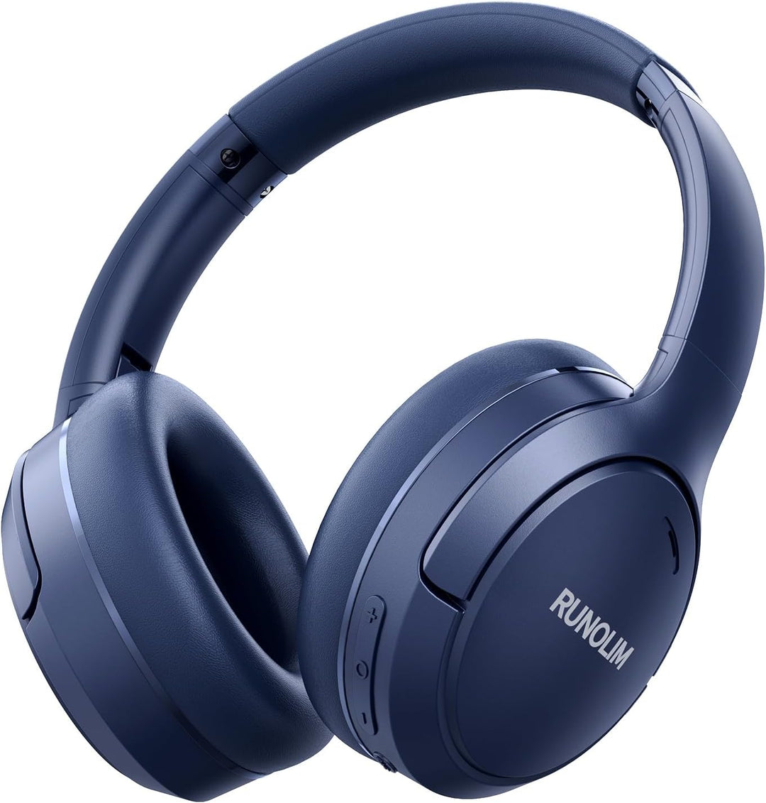 RUNOLIM Bluetooth Kopfhörer Over-ear, Active Noise Cancelling Kopfhoerer, Kopfhörer Kabellos Bluetoo