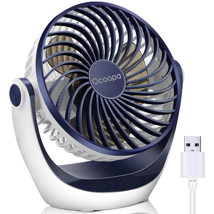 OCOOPA USB Ventilator, Ventilator klein Tischventilator mit starkem Luftstrom und Leise Betrieb 3 Ge
