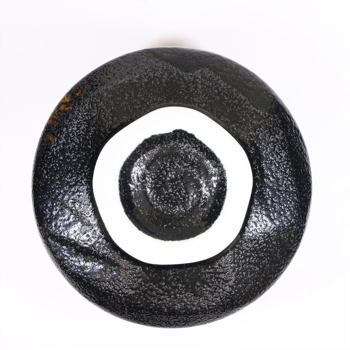 Product of Gifu Japan Japanische Handgefertigte Matcha-Tee-Schale Schwarz, Grüner Tee Zeremonie, Aut