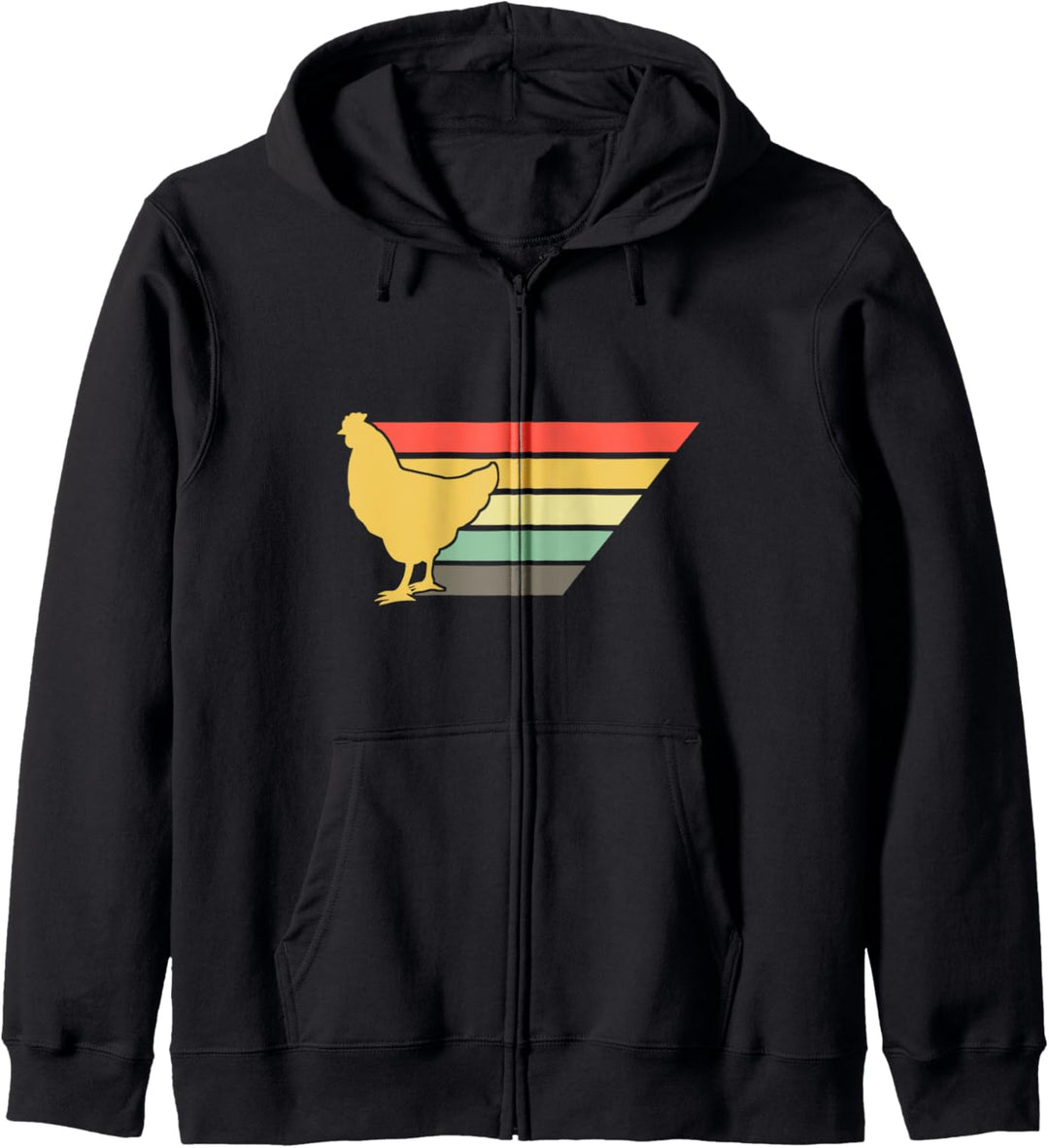 Retro Huhn Geschenk I Landwirt Bauer Hühnerbauer Kapuzenjacke