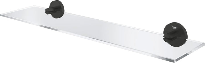 GROHE Start, Glasablage ohne Bohren (vielseitig einsetzbar im Bad, 53cm breit (Bohrabstand 28cm), zu
