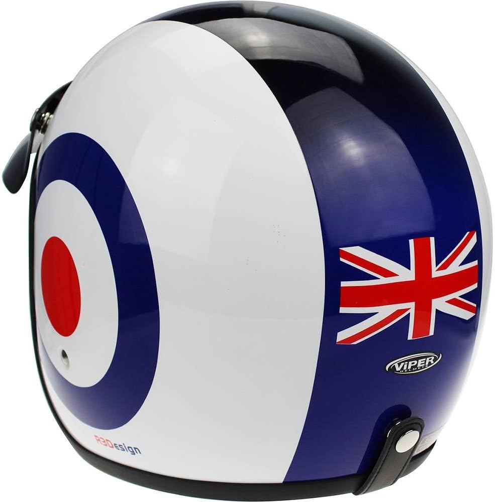 Viper VPR Motorbike Helmet RSV06 Plus Open Face Jet Motorcycle Hwlmet Scooter Biker Rider Crash Spor