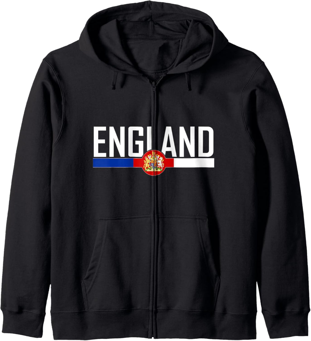 England Britische Flagge Farben Kapuzenjacke