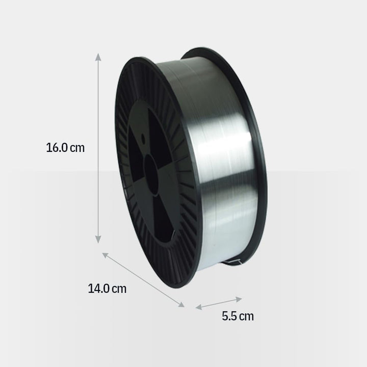 GYS Massivdrahtspule, Durchmesser 100 mm, Aluminium, AlMg 5, 0,8 - 0,5 Kg, 086548
