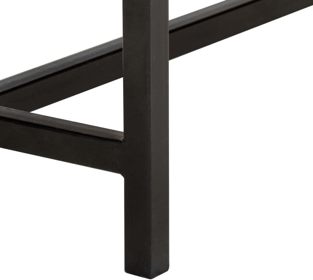 vidaXL Mangoholz Massiv TV Schrank mit 4 Türen Lowboard Fernsehschrank Fernsehtisch TV Möbel Board S