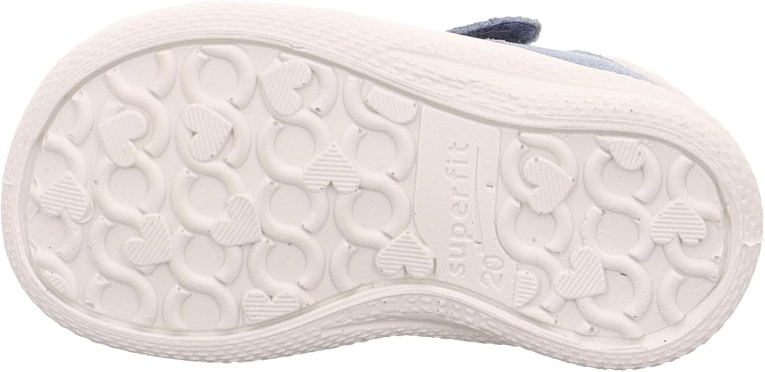 Superfit Mädchen Polly Sandale, Blau Silber 8000