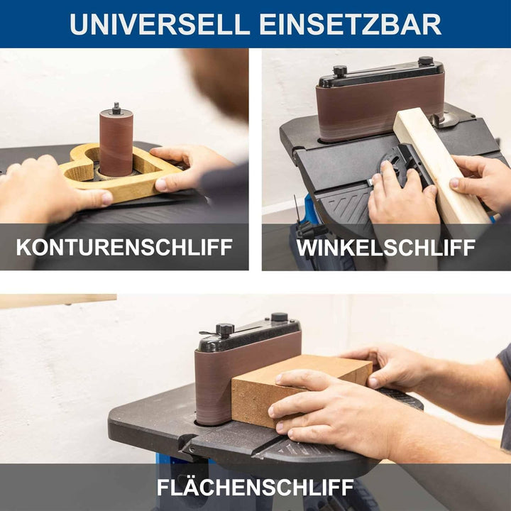 Scheppach oszillierender Spindelschleifer OSM600 | Leistung 450 Watt | Alu-Tischneigbar bis 45° | Os
