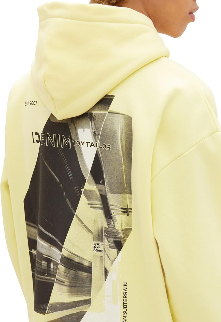 TOM TAILOR Denim Herren Sweatshirt M 12915 - Canary Light, M 12915 - Canary Light