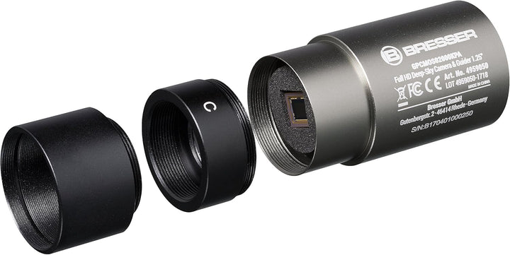 Bresser Teleskop Full HD Deep-Sky Kamera mit ST4 Autoguider, Allround-Kamera mit SONY IMX290 Farb-Se