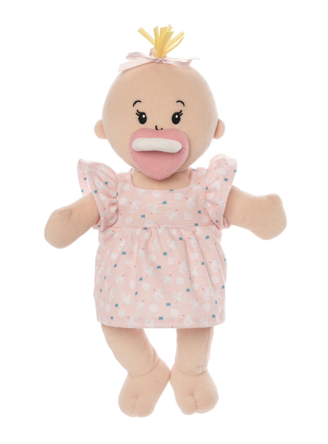 Manhattan Toy 153090 Wee Baby Stella weiche Puppe, pfirsichfarben, 30,48 cm Wee Baby Stella Peach, W