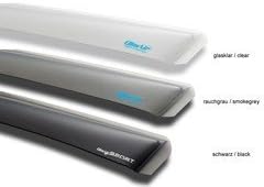 ClimAir Car Comfort Windabweiser Master Schwarz (Hinten) kompatibel mit Suzuki Swift 5 türer 2017-