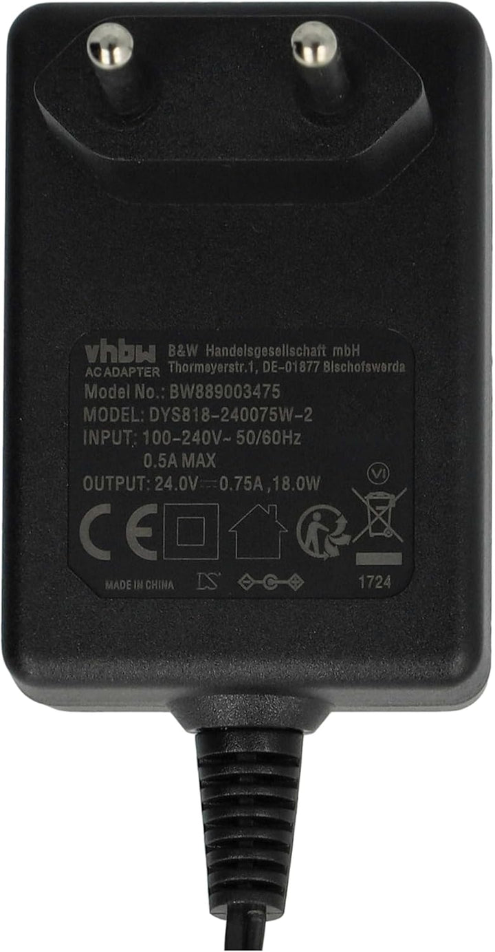 vhbw Netzteil Ersatz für Philips 300006061611 für Luftreiniger, Luftwäscher - 145 cm