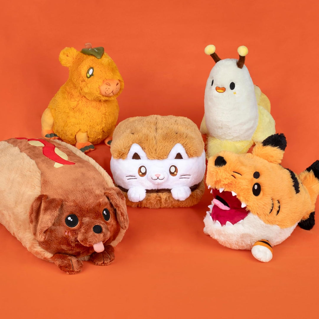 Squishable - Mini Teckel Hotdog Pluche - Synthi Squish Collectie - 18cm - Zacht speelgoed verzamelba