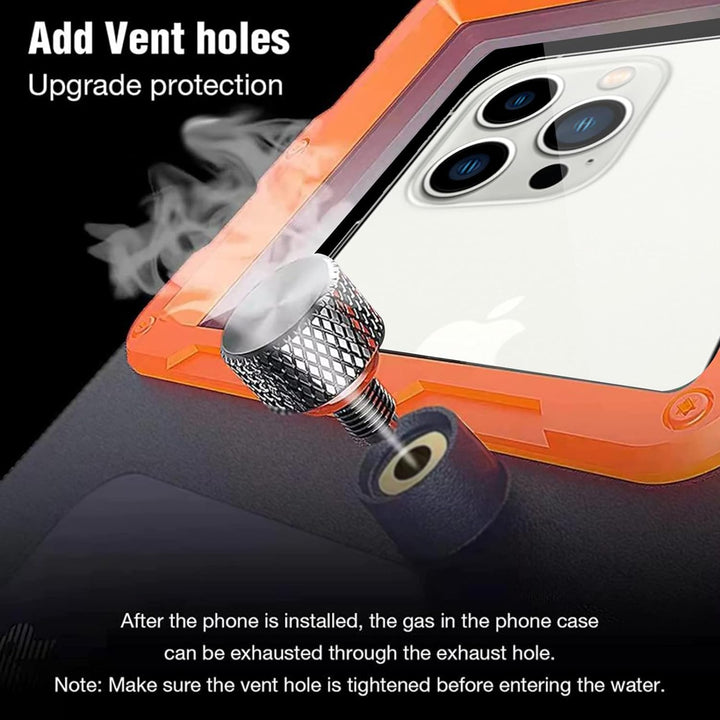 MRUOZRUI Professionelle Tauchtelefonhülle, [15 m] wasserdichte Handyhülle zum Tauchen und Schnorchel