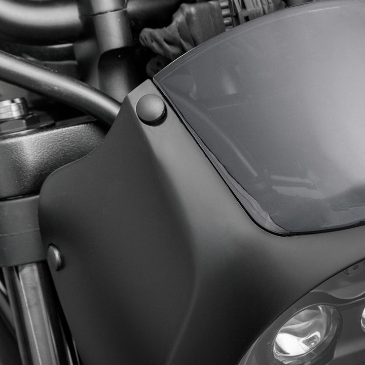 Lorababer Motorrad Frontscheinwerfer Verkleidung Windschutzscheibe Windabweiser Scheinwerfermaske Vi