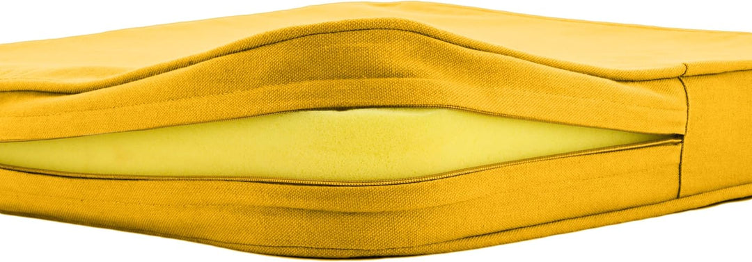 Orthopädisches Sitzkissen Minimalist - 100% Baumwolle mit Kaltschaum-Schaumstoff - Qualitatives Stuh