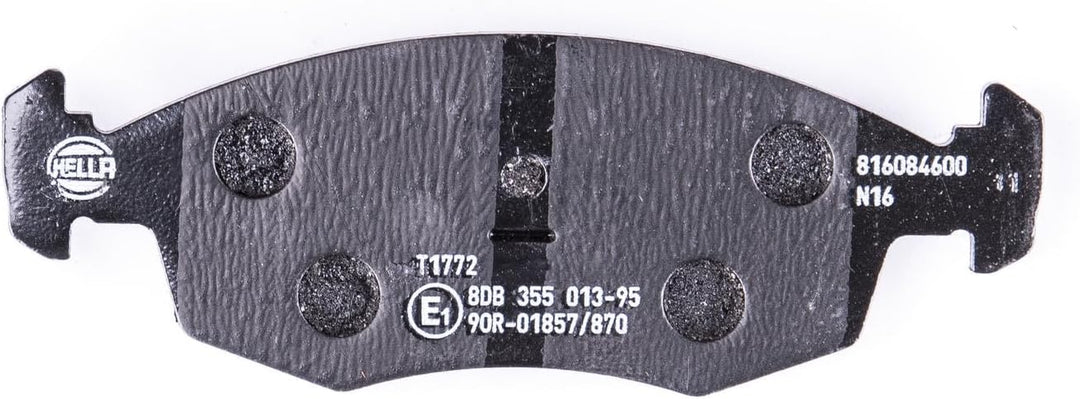 HELLA PAGID 8DB 355 013-951 Bremsbelagsatz - T1772 - Dicke/Stärke: 17.5mm - Bremssystem: Teves - nic