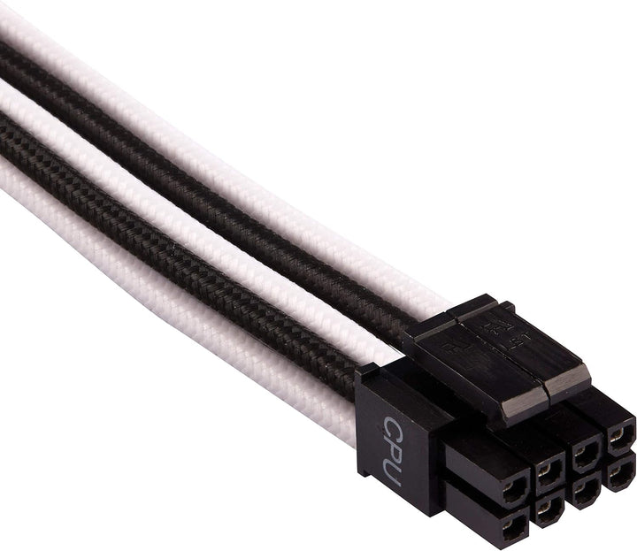 Corsair Premium Sleeved Netzteil Pro-Kabel-Set Typ4 (Generation 4-Serie) Weiss/Schwarz Pro-Set Weiss