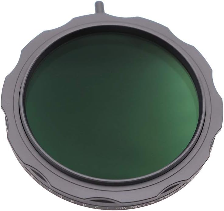 JONGSUN Variable ND Filter 77mm, S-Pro HD MRC 16-Schicht Nanobeschichtung, ND2-ND1000, Kameraneutral