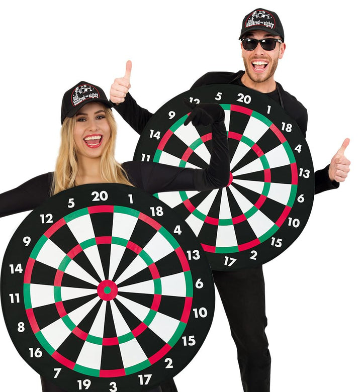 FRIES Dartscheibe Dart Kostüm Dartkostüm Scheibe Unisex