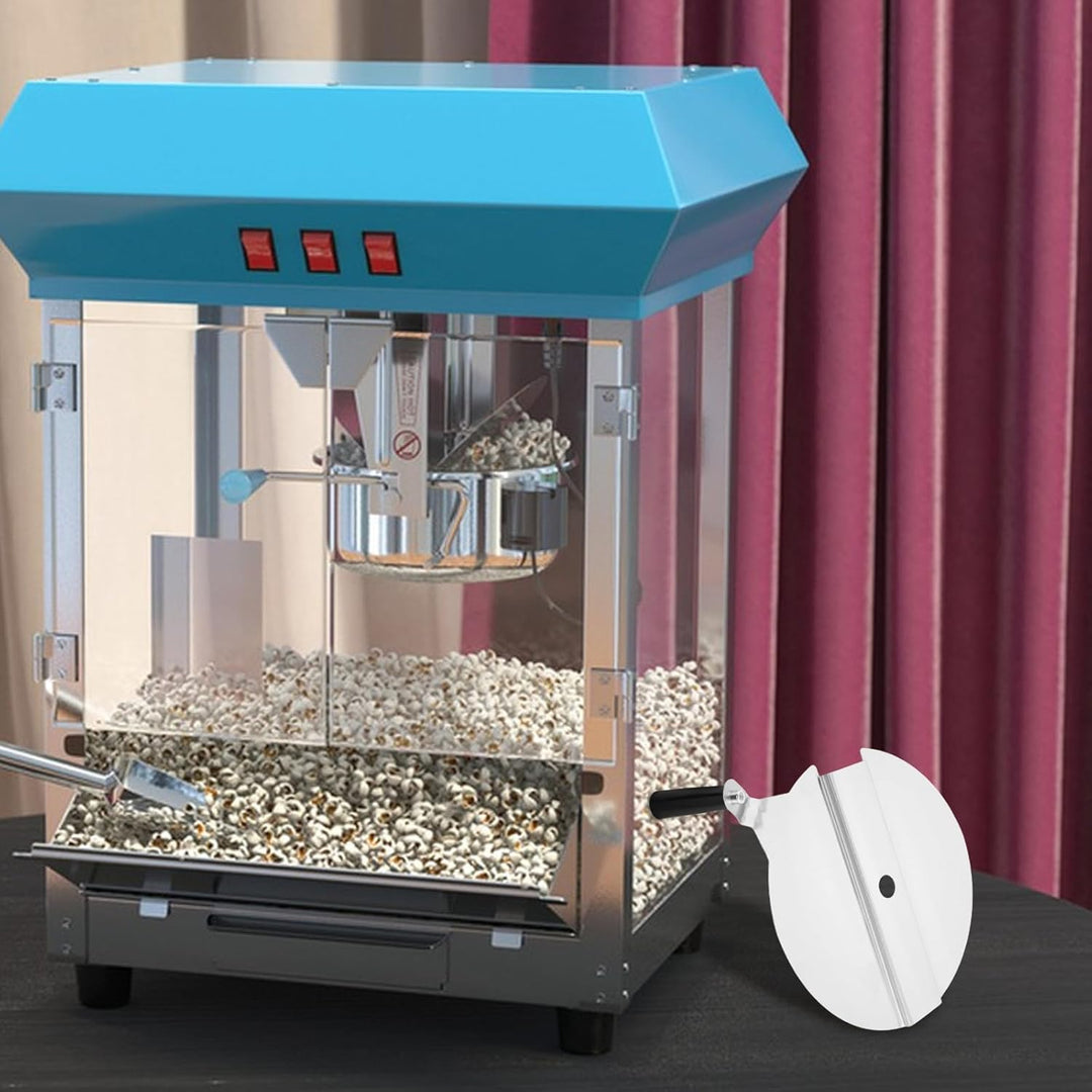 Veemoon Edelstahl Popcornmaschinen Deckel mit Griff Ersatzteil für Gewerbliche und Private Popcornma