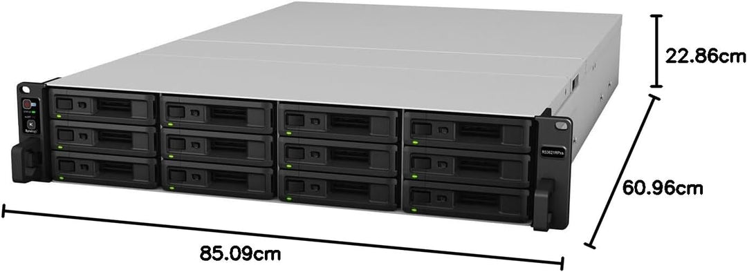 Synology RackStation RS3621RPxs (Diskless) mit 12 Einschüben 12-bay; 8GB DDR4 RS3621RPxs, 12-bay; 8G