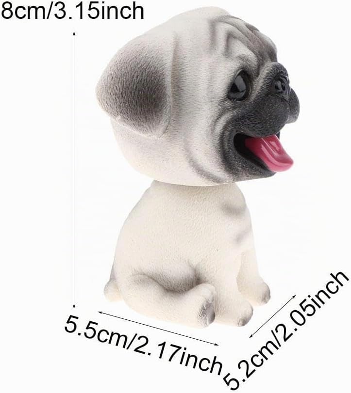 MagiDeal Hund Wackelfiguren für Auto, Auto Nette Nicken Schütteln Kopf Hund Wackelhund, Bobblehead H