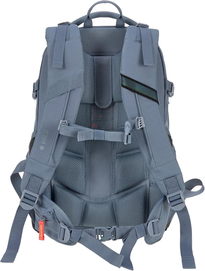 BOLD Lässig Ergonomischer Schulrucksack 30L Blue Blau, Blau
