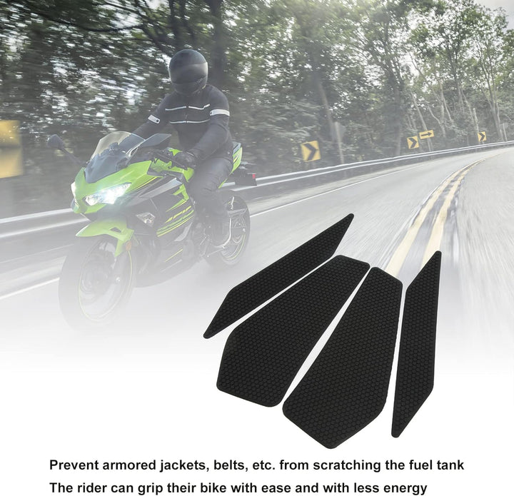 Leapiture Motorrad Gas Tank Traktion Pad Seitliche Kraftstoff-Kniegriffe Aufkleber Anti-Rutsch-Aufkl