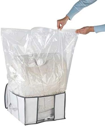 WENKO Vakuum Soft Box S mit Blitz-Ventil Weiss Small, Small