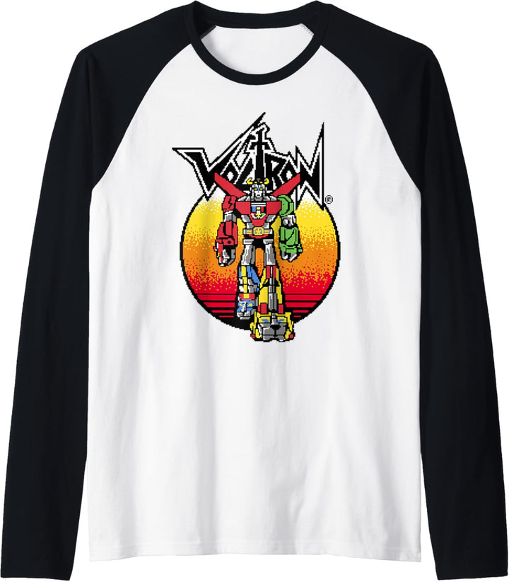 Voltron: Defender of the Universe Retro Gradient Portrait Raglan