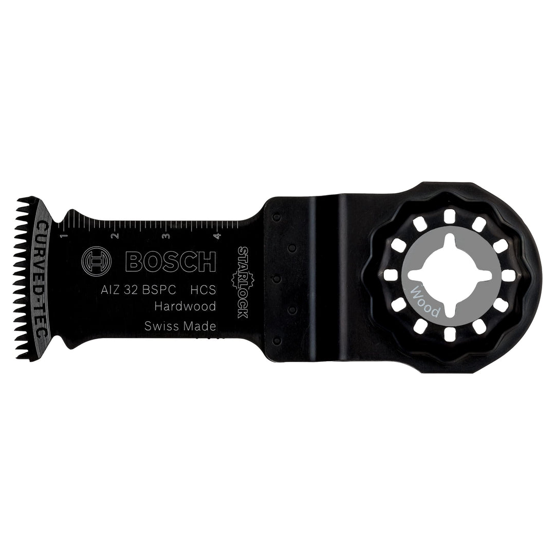 Bosch Professional 10x HCS Tauchsägeblatt AIZ 32 BSPC (für Hartholz, 50 x 32 mm, Zubehör Multifunkti