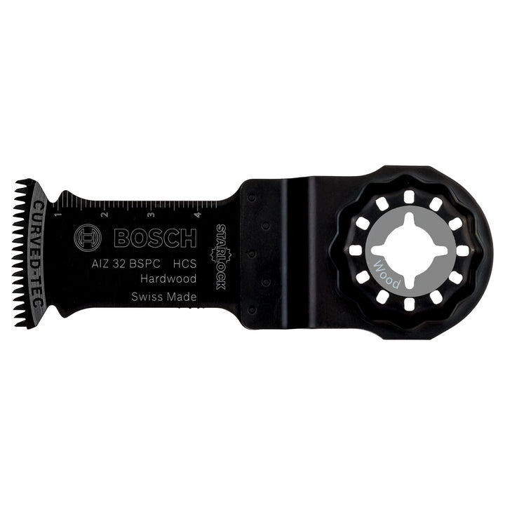 Bosch Professional 10x HCS Tauchsägeblatt AIZ 32 BSPC (für Hartholz, 50 x 32 mm, Zubehör Multifunkti