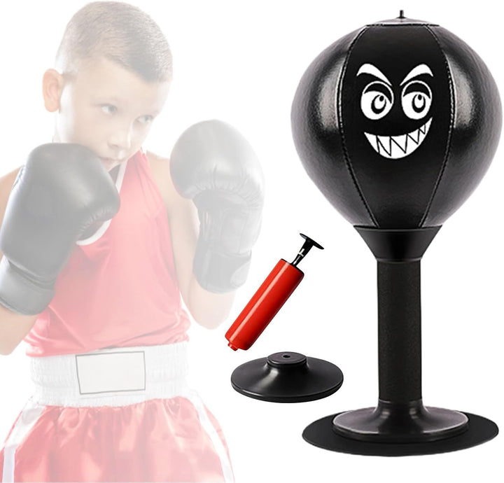 Desktop-Boxsack mit Saugnapf zur Spannungsreduktion Punching- für Erwachsene Fitness-Entspannungstra