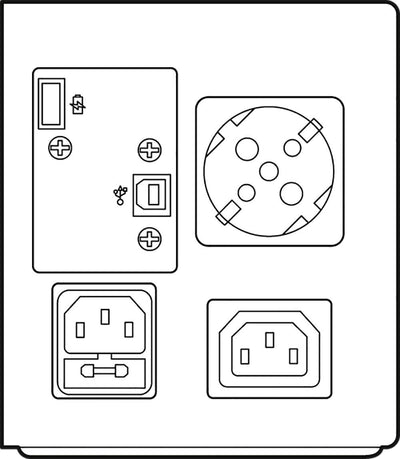 LEGRAND, USV-Anlage Keor SP mit 1500 VA/900 W - 2x Schuko-Steckdose, 2x IEC - Batterie 12V/9Ah, AVR,