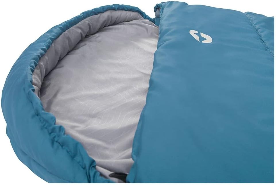 Outwell Unisex – Erwachsene Campion Schlafsack, Blau, 20 x 15 cm