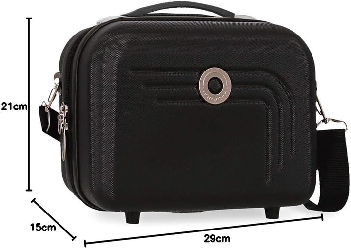 Movom Riga Anpassungsfähiger Schönheitsfall Schwarz 29x21x15 cms ABS, Schwarz