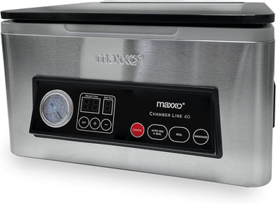 Maxxo VM ChamberLine 40 Kammervakuumierer 4 l Profi Vakuumierer für Flüssigkeiten 72 litre/min + 30