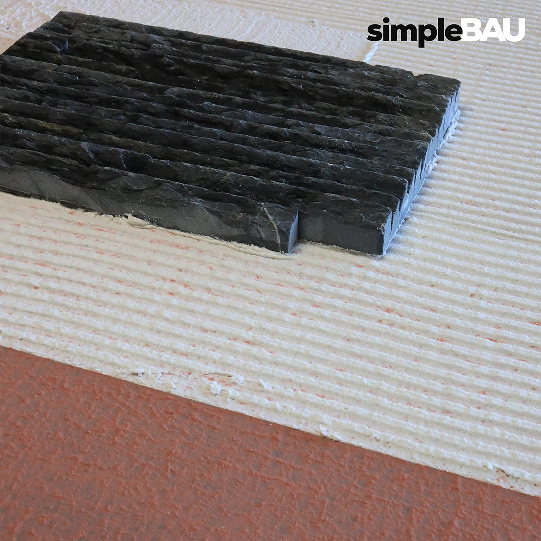 simpleBAU - Fertig Gemischter Fliesenkleber 7 KG, Universal Kleber für Gipskarton Osb-Kleber für Sch