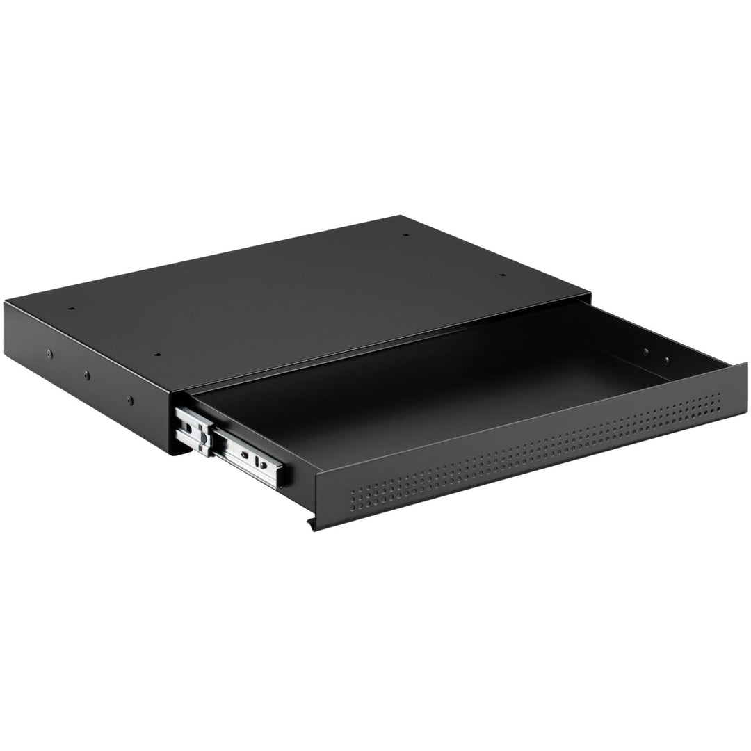 CAVO Dokumentenschublade aus Stahl 410 x 272 mm schwarz, Schreibtischschublade Unterbauschublade, 41
