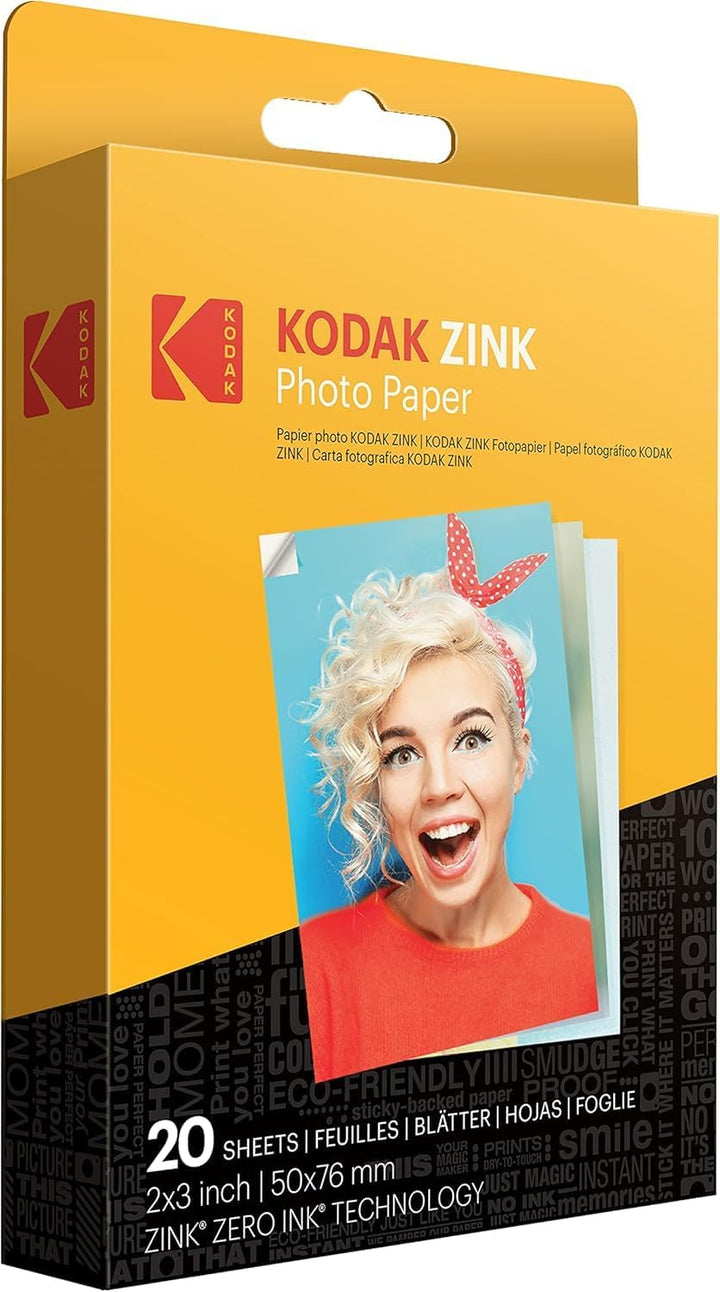 KODAK Step Touch 13MP Digitalkamera &amp; Instant-Drucker mit 3,5"-LCD-Touchscreen-Display (Weiss) Reise