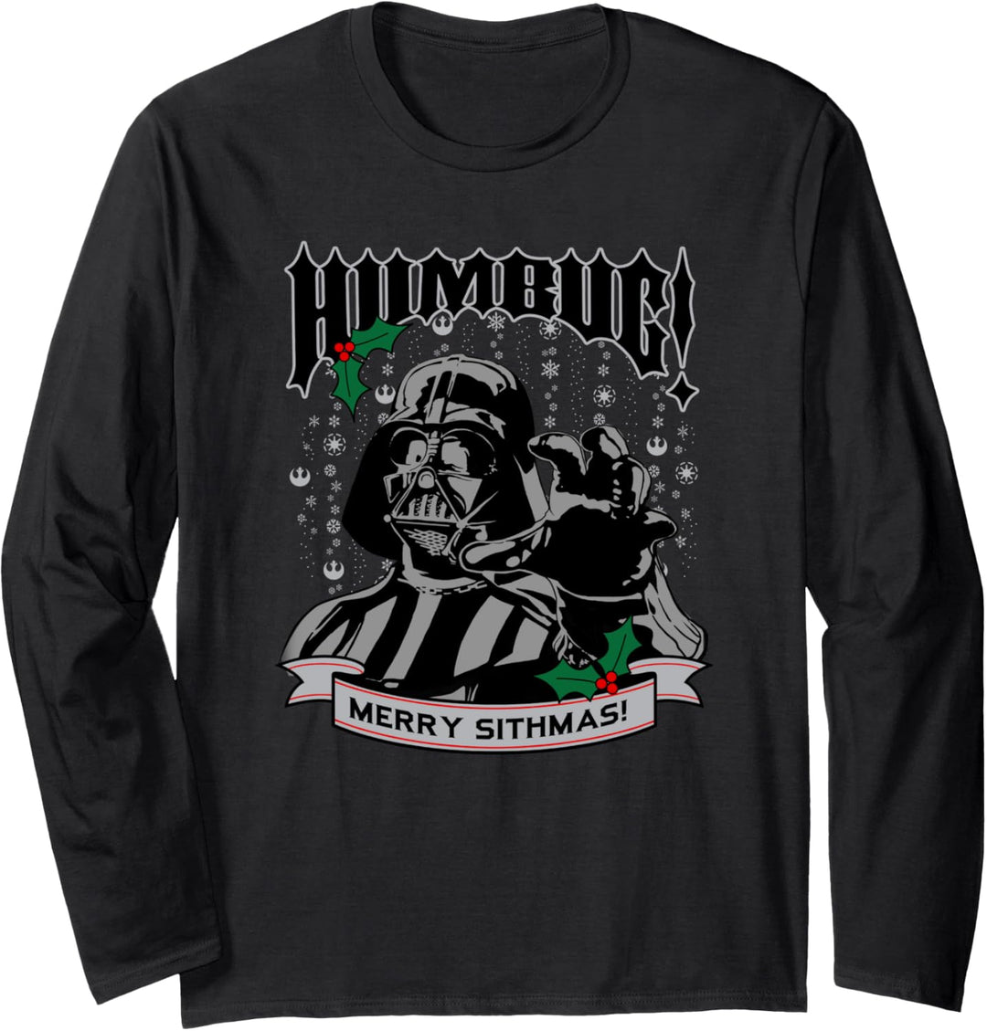 Star Wars Darth Vader Humbug Merry Sithmas Langarmshirt