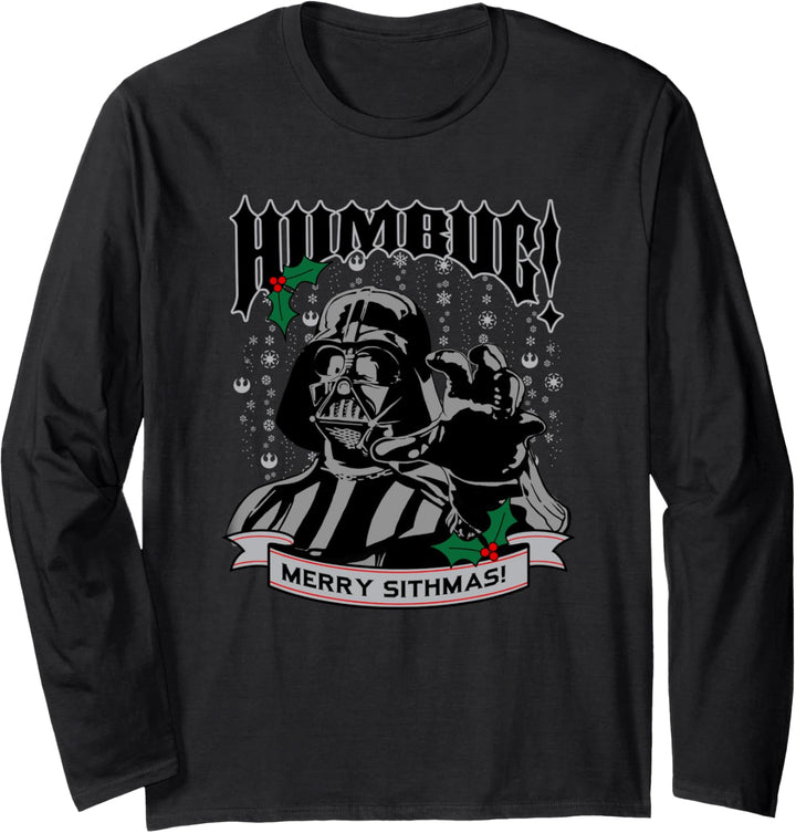 Star Wars Darth Vader Humbug Merry Sithmas Langarmshirt