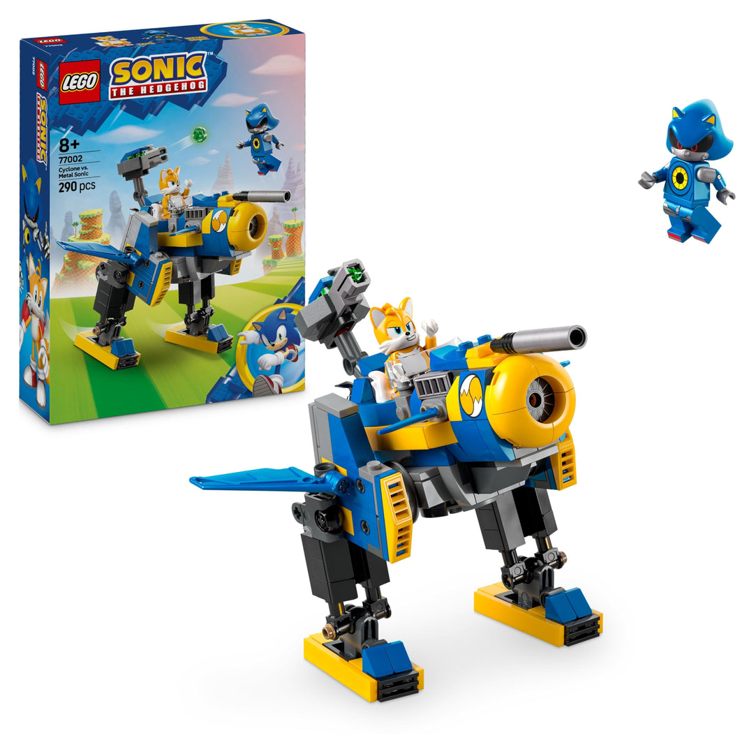 LEGO Sonic The Hedgehog Cyclone vs. Metal Sonic - Spielzeug Mechs zum Sammeln mit 2 Videospiel Minif
