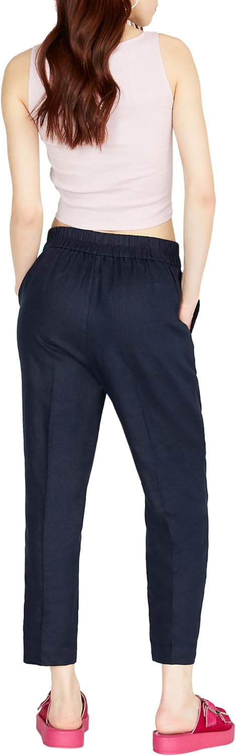 Sisley Womens Trousers 4AGHLF00S Pants, Dark Blue 06U, 34